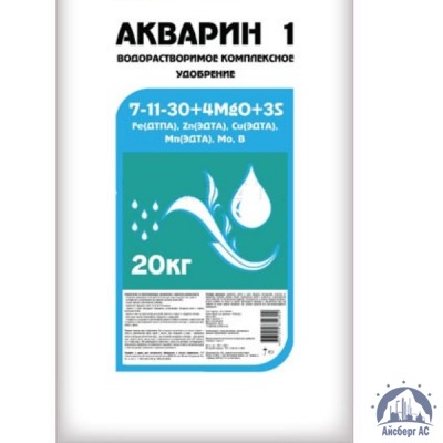 Удобрение Акварин 1 N-P-K+Mg+S+Мэ 7-11-30+4+3+Мэ в хелатной форме купить в Саранске