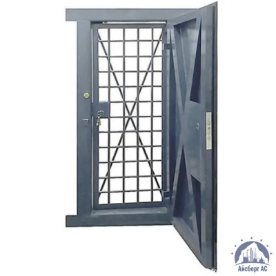 Дверь решётчатая металлическая 900х2100 мм купить в Саранске